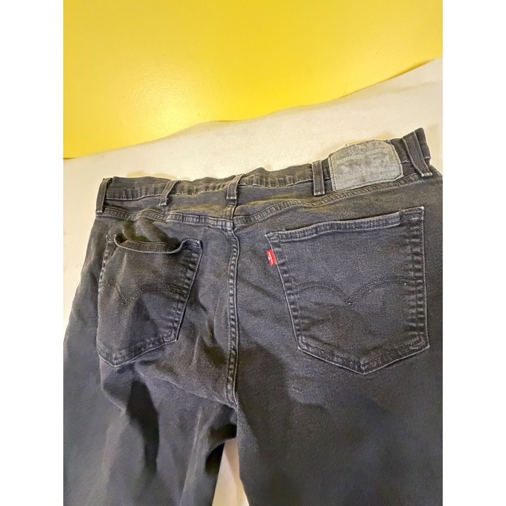 Levis 541‎ Athletic Taper Jeans Mens Black Denim Pants 5935